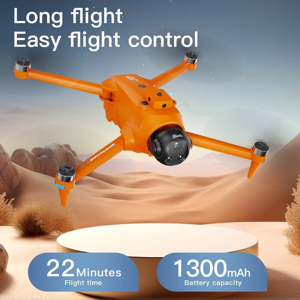 2026 4.5” Screen GPS Drone, Dual Optical Flow Camera, 40-Minute Flight with 3 Batteries, 360° Obstacle Avoidance, Brushless FPV Drone