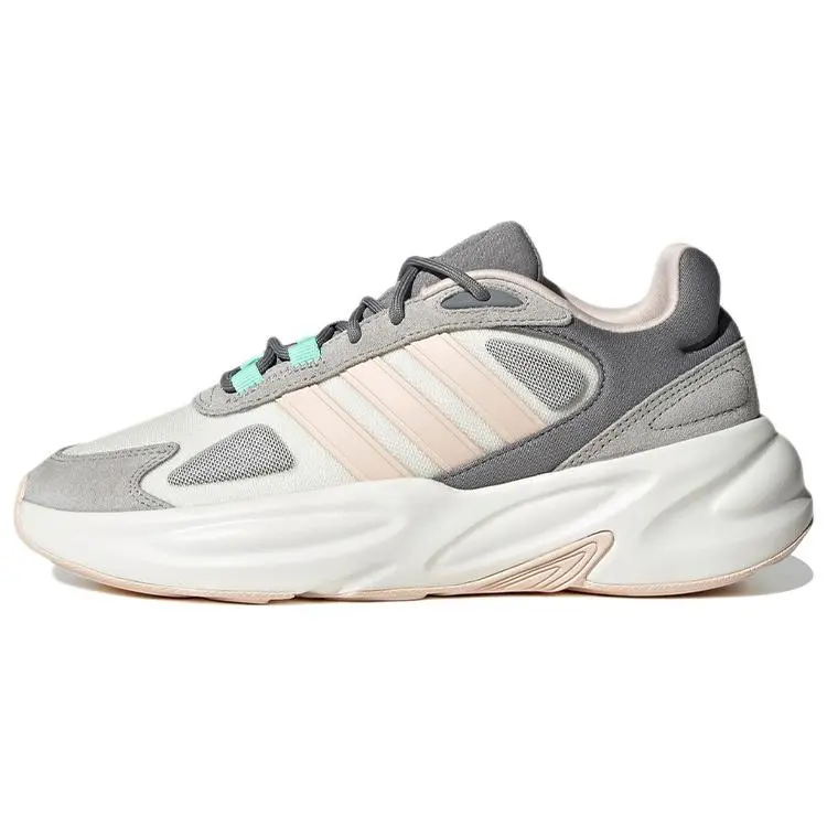 adidas Neo Ozelle Comfortable Trendy Fabric Leather Slip Resistant Durable Lightweight Low Top Casual Running Shoes HP2695