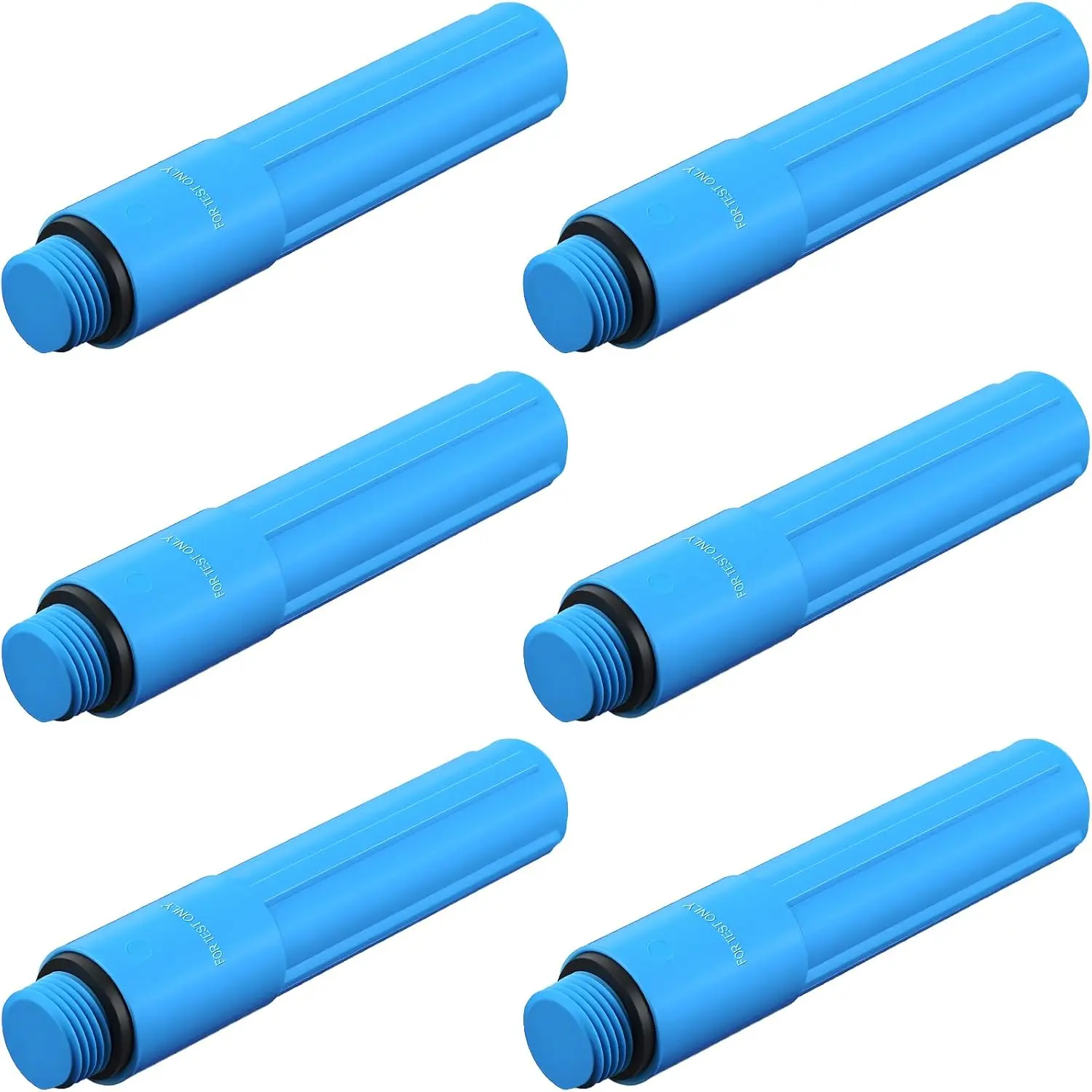 1/2"‌ MNPT Bathroom Shower Test Plug, Shower  Test Plug,Blue,6pack