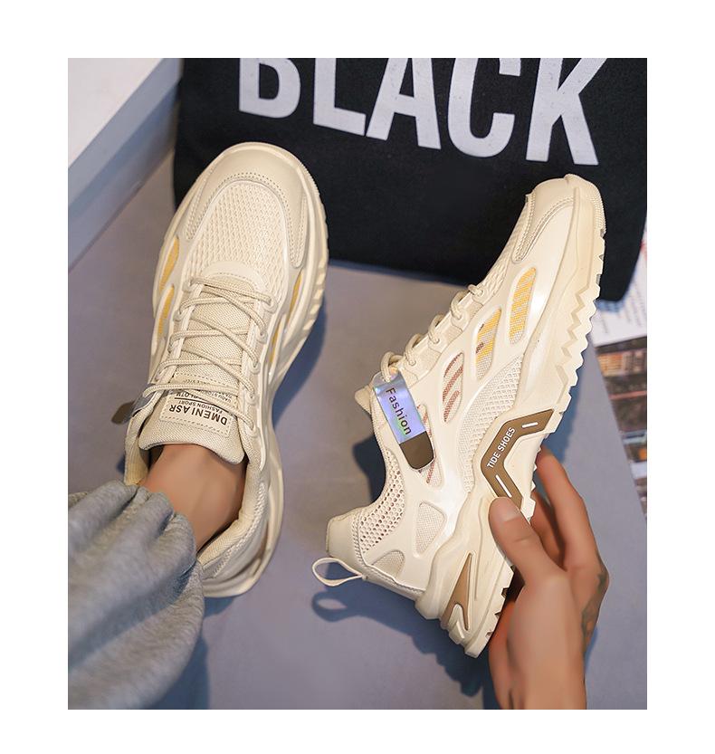 Men's new summer hot-selling breathable versatile casual youth running mesh lightweight sports shoes