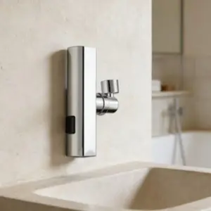 Triple Function Large 360° Waterfall Kitchen Faucet, Touch Control, Rotating Faucet, Sink Extender, Vegetable and Fruit Washer, Modern Style
