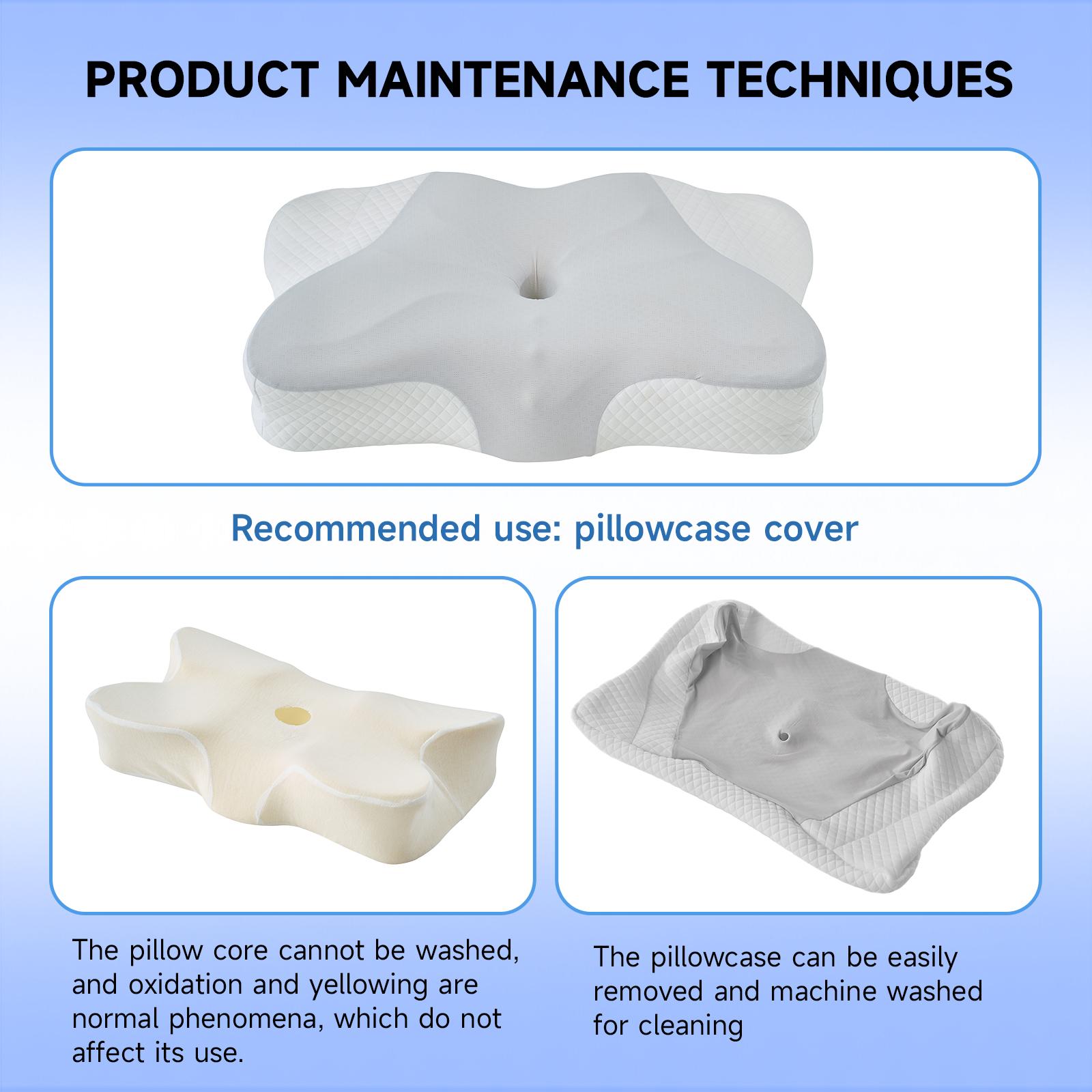 VIZIM Memory Foam Infinity Pillow Cervical Neck Support for Side Back Sleepers with Washable Cooling Cover Orthopedic Bed Pillow for Pain Relief Ergonomic Design VIZIM Memory Foam Infinity Pillow Cervical Neck Support for Side Back Sleepers with Washable Cooling Cover Orthopedic Bed Pillow for Pain Relief Ergonomic Design