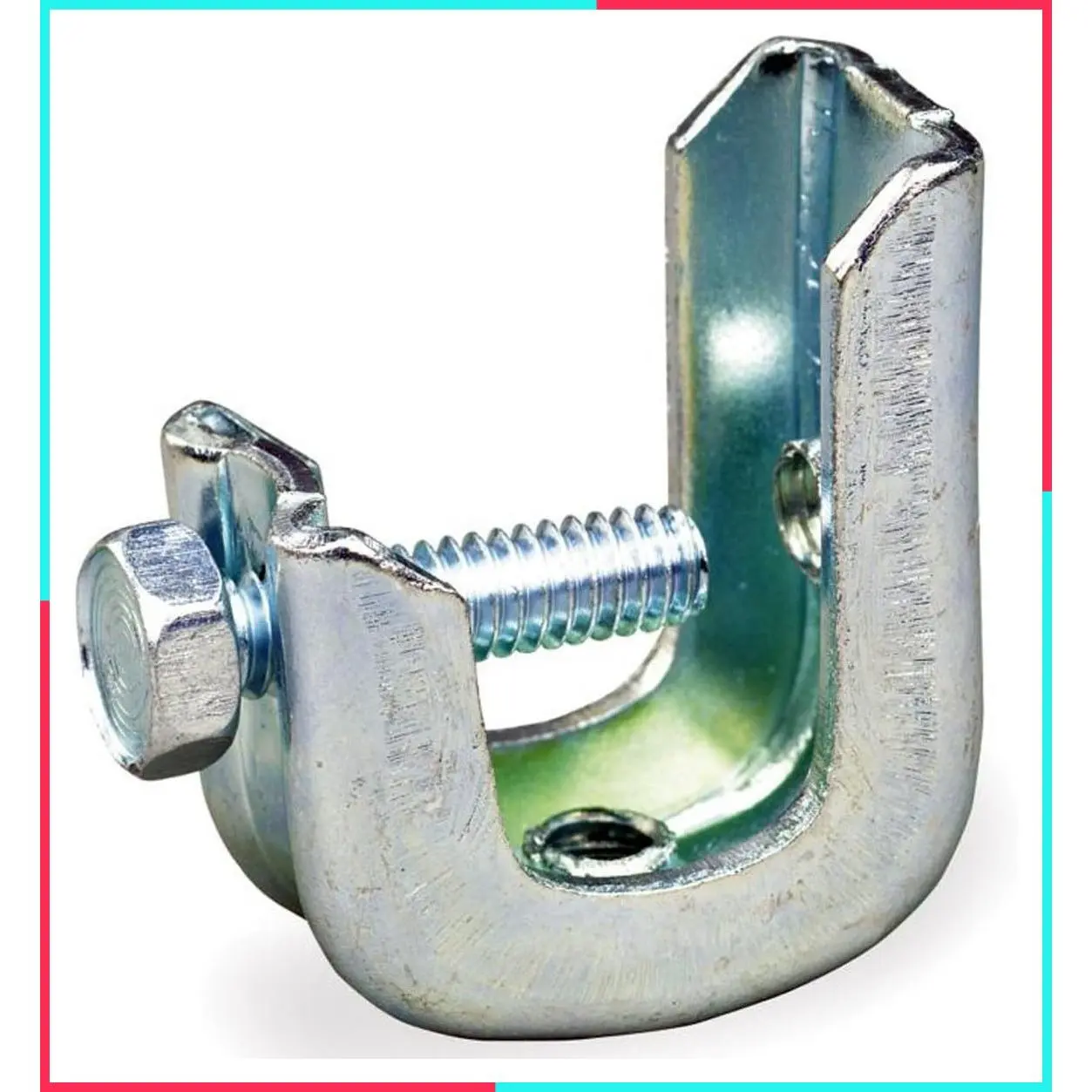 Fireplace Damper Clamp, Flue Stop Clamp for Gas Logs, FHA Approved, Includes 2 Bolt Sizes, Steel Construction