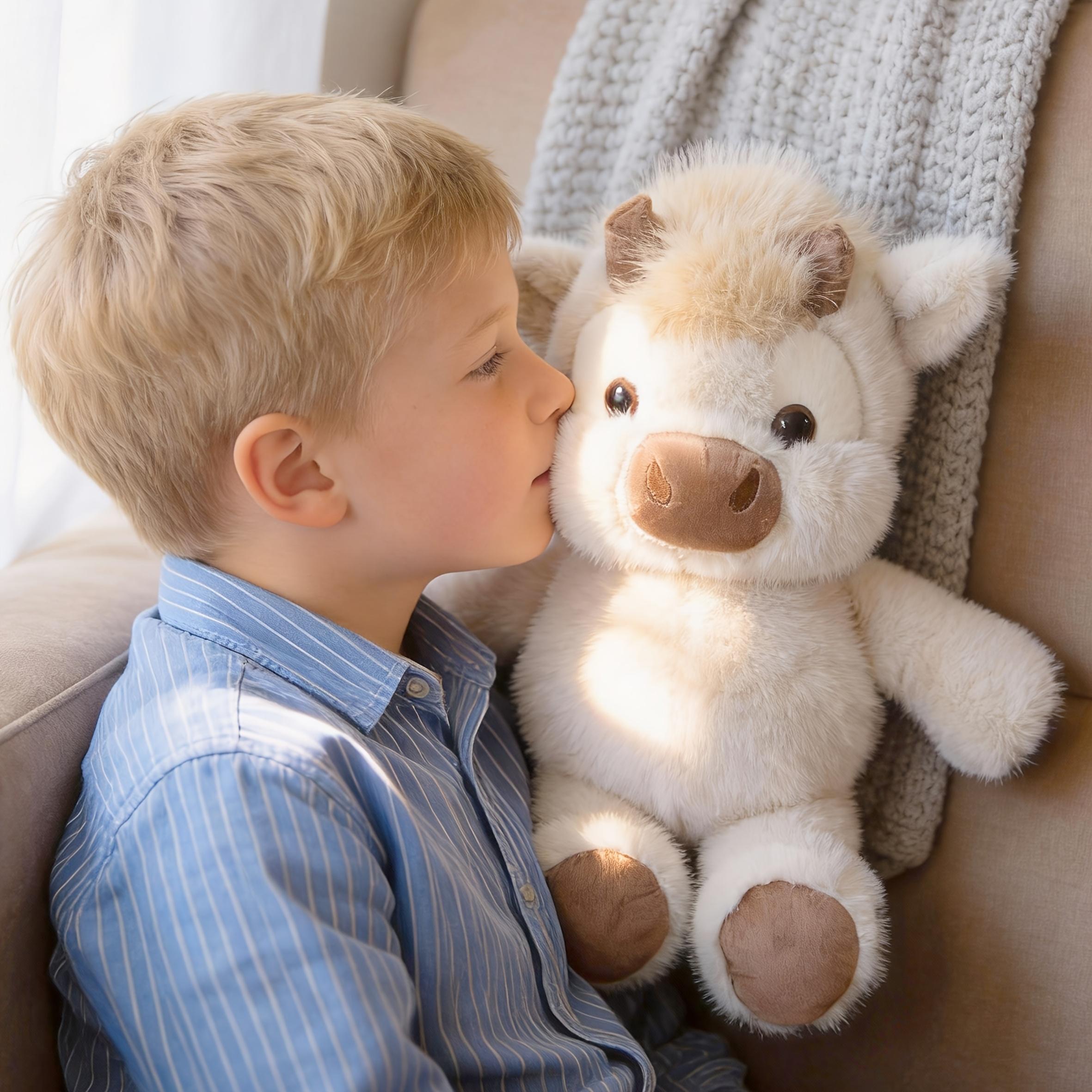 Sugodi Cute Plush Cow Doll – Soft Stuffed Toy for Kids, Adorable Calf Plush, Perfect Children's Day & Holiday Gift for Children