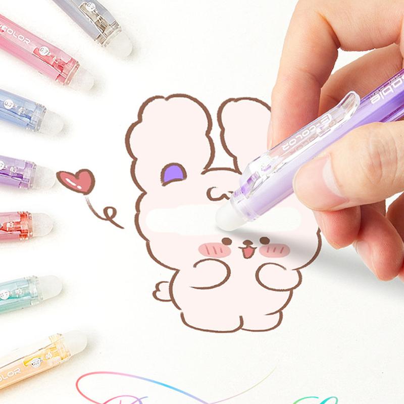 【Christmas Gift】Erasable Color Gel Pen Set, 12/24/36pcs Flexible Thin Head Click Pen, Suitable for Students, Teachers, Artists, Suitable for Drawing, Writing, Planning