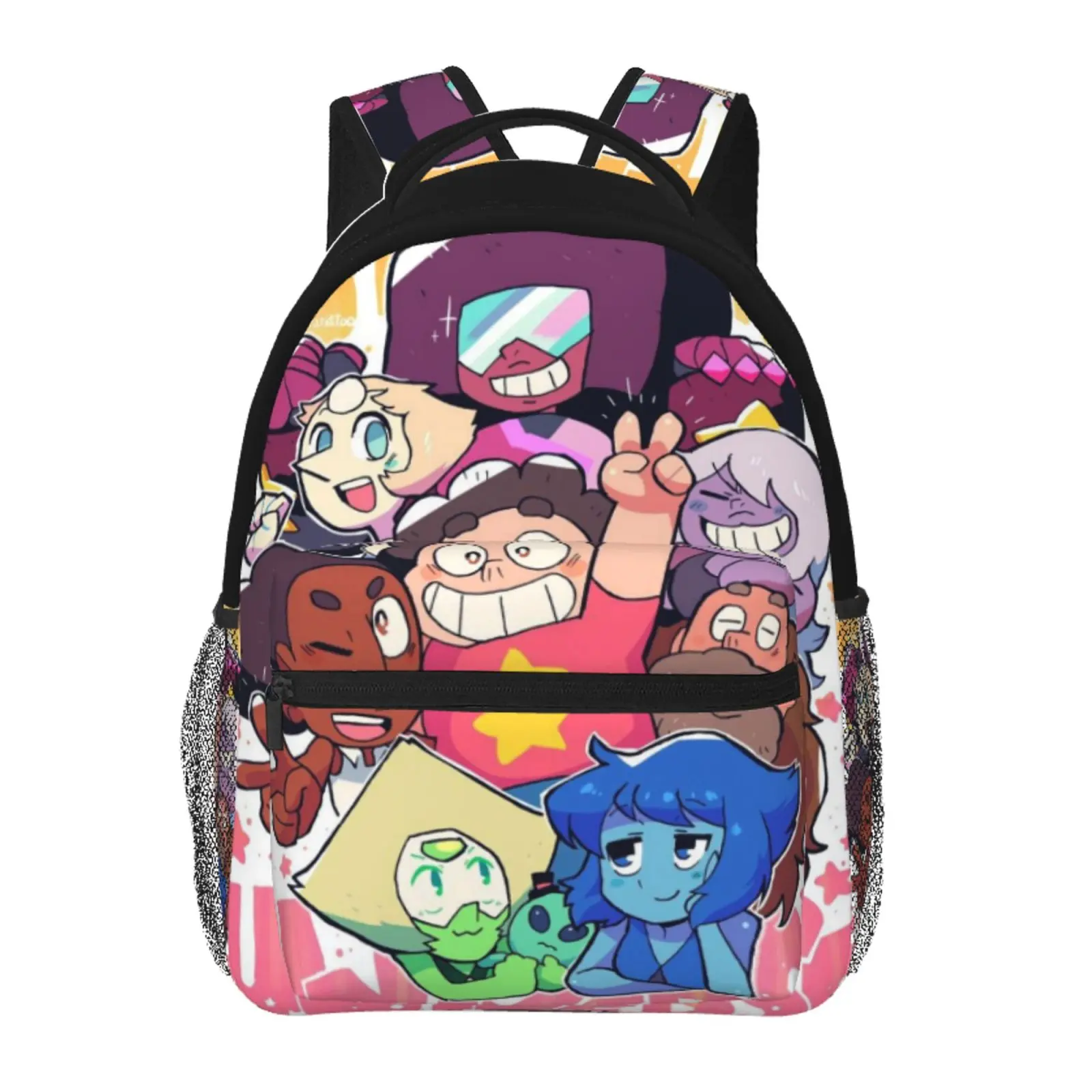 Anime steven universe1 Printed Backpack, Cute School bag for Girls Boys Teens, Cartoon Backpacks Kawaii Kids Lightweight backpack with adjustable straps Bookbag, Travel, School, College, Work, Backpack, Daily Use