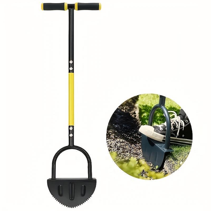 Manual Half-moon Shaped Lawn Edger, Durable Metal Handheld Grass Trimmer for Precision Lawn Edging and Trimming, Garden Tool for Home Garden