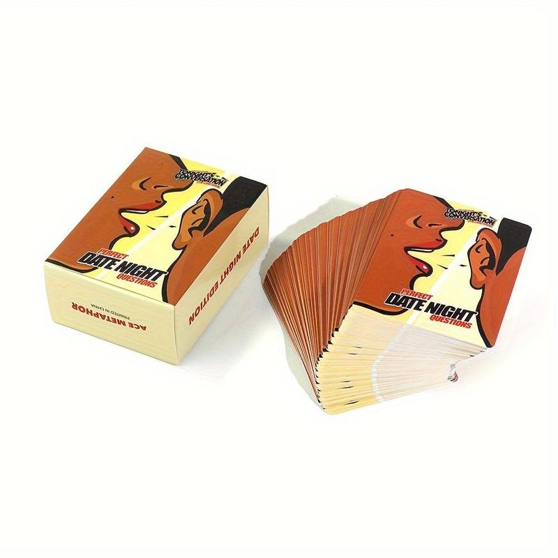 Date Night Question Card Game, 1 Set Funny Conversation Card Game, Family Board Games, Tabletop Games, Perfect Date Night Questions Card Game for Couples and Families #TOP PICKS