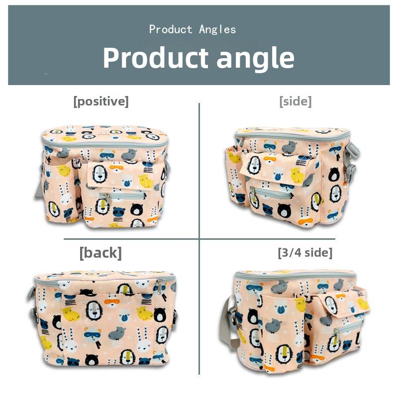 Convenient Stroller Storage Bag |   Perfect Mommy Caddy for Diapers & Baby Stuff