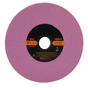 Chainsaw Sharpener Grinding Wheel, Chrome Oxide Abrasive.for Universal Saw Chain Sharpeners.Sharpening Chainsaw Teeth on High Speed Steel etc.. 1/8 inch Thickness, 5-3/4 inch Diameter