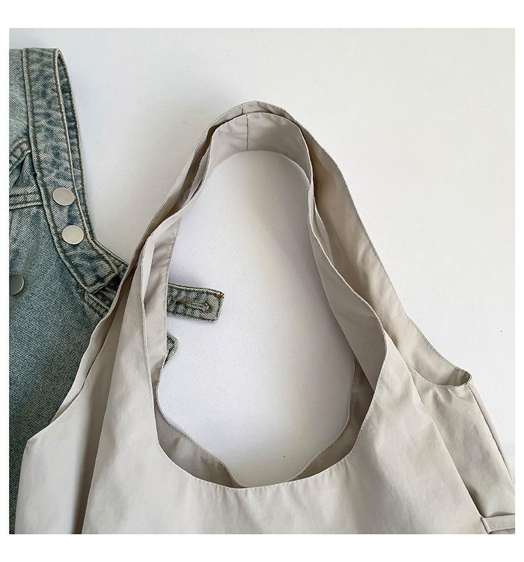 New Fashion Simple Shoulder Bag Women Large Capacity Comfortable Versatile Texture Tote Bag Simple Casual Storage Handbag