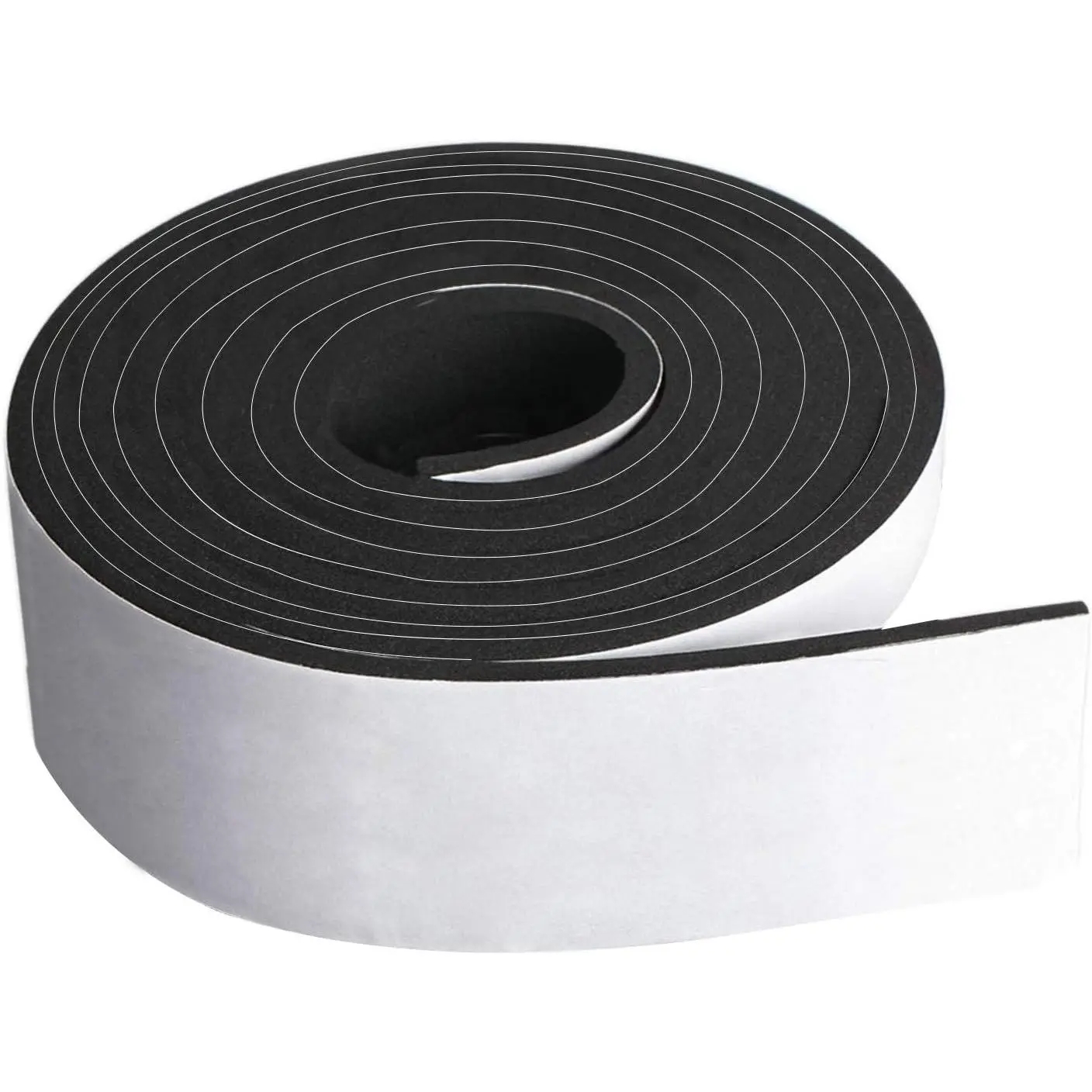 Neoprene  Strip Roll By ,3" Wide x 10' Long 1/8" Thick, Weather Seal High Density Stripping with Adhesive Backing – Weather Strip Roll Insulation  Strips