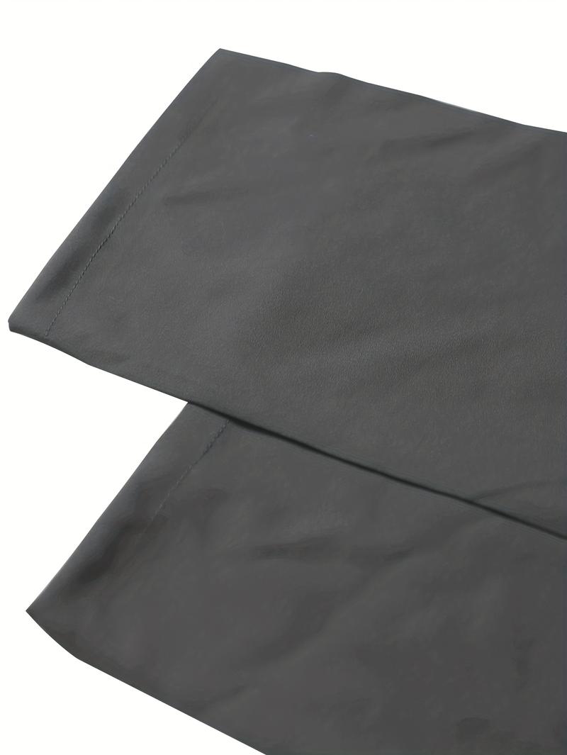 Women's Heavy-Duty Cargo Pants with Multi-Zipper Pockets & Neon Green Accents – Full-Length Trousers for Outdoor, Travel & Casual Wear in Spring/Fall Seasons – Belt-Style Waist Drawstring and Non-Slip Leg Construction