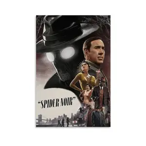Spider-Noir (2026) TV Series Poster, High Quality Canvas Print, 2026 Popular Poster Prints for Wall Aesthetic Decor(New Product Launch)