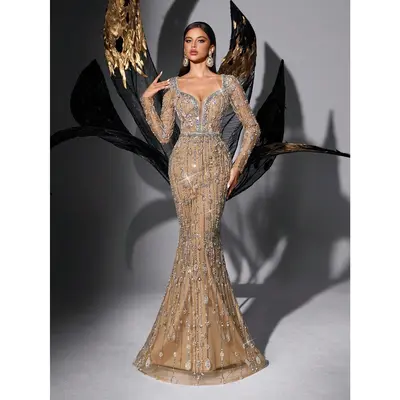 creative formal dresses Best Girls Gold Christmas Dresses