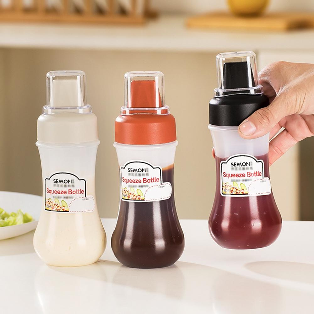 1pcs Multipurpose Squeeze Sauce Bottles - Leakproof, Refillable Dispensers for Ketchup, Mustard, Dressings - Versatile Kitchen Tool for Condiments & Sauces