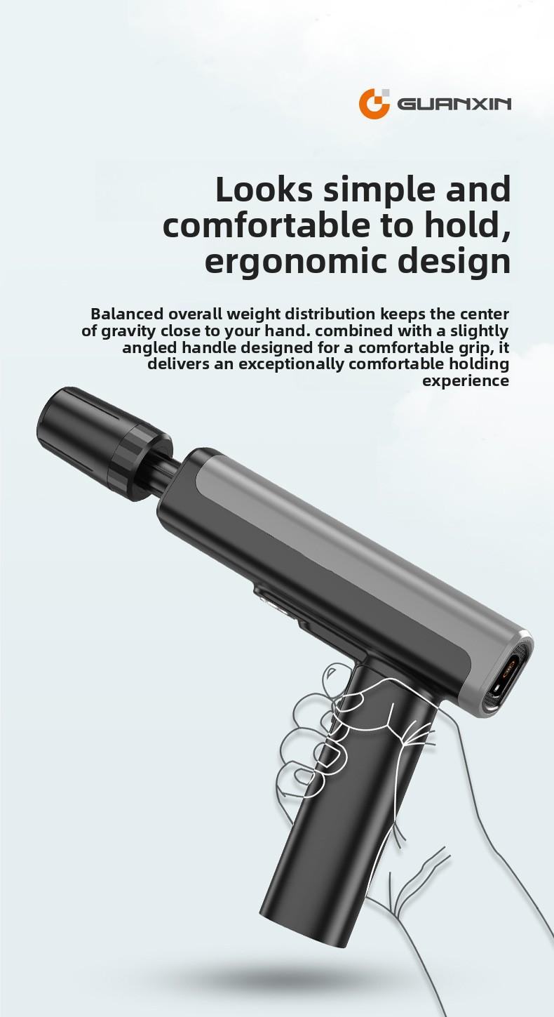 Cordless High Pressure Car Wash Gun, Foldable Portable High Power Washer, Rechargeable Lithium Battery Automatic Cleaning Gun