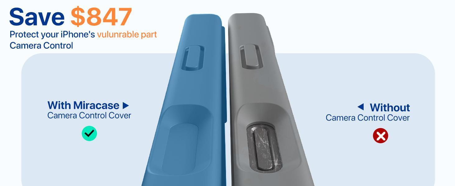 Magnetic for iPhone 17 Case, Compatible with MagSafe, Integrated Silicone Camera Control Cover, 3.0mm Thicken Shockproof Drop Protection Phone Case for 17,Capri Blue