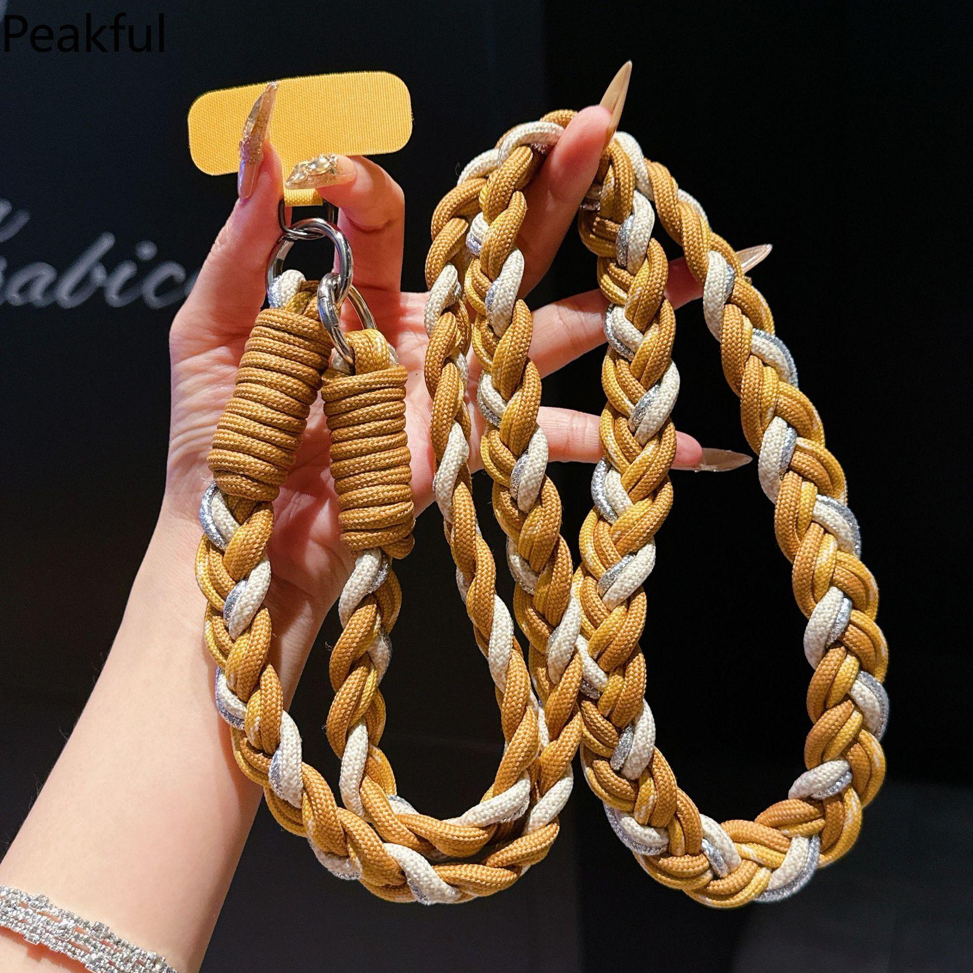 Exquisite Trend Adjustable Woven Mobile Phone Lanyard - TikTok Shop