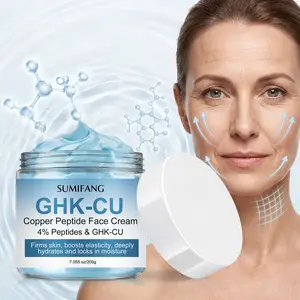 SUMIFANG Copper Peptide Firming Cream 200g – GHK-Cu + Collagen Peptide Complex + Vitamin C | Firms skin, improves elasticity, deeply moisturizes. Suitable for face.