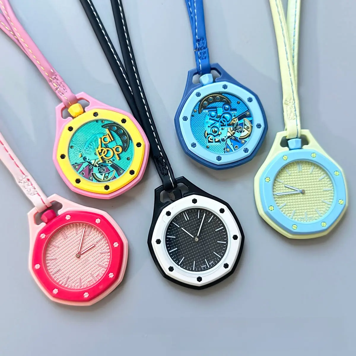 Vintage Luminous Octagonal Pocket Watch - Luxury Simple Decorative Quartz Timepiece for Men, Ideal for Party Gifts & Home Supplies