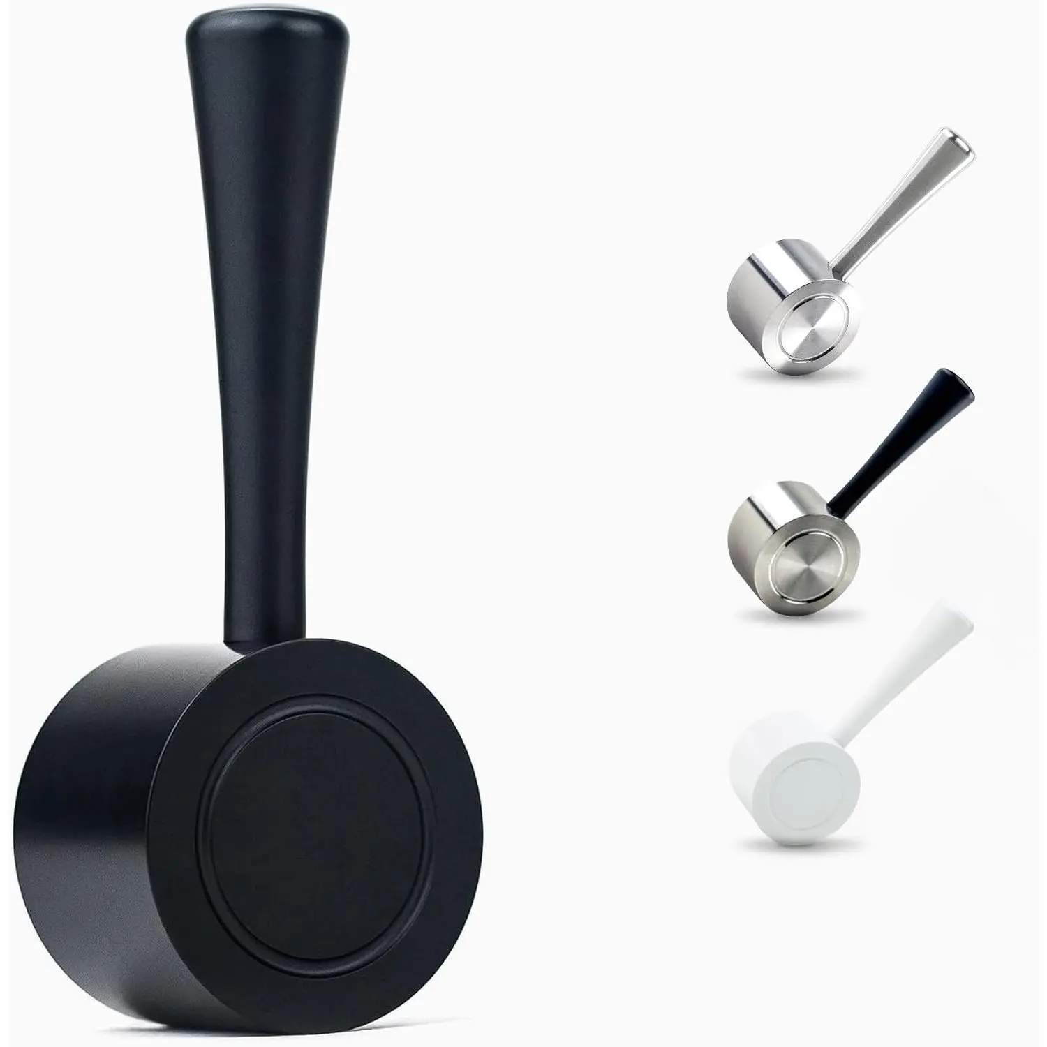 Replacement Steam Lever for Breville Espresso Machines | Ergonomic Stainless Steel Design | Compatible with Barista Express, Infuser, Barista Pro | Black Finish