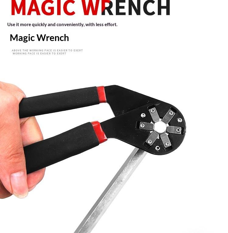 Multi-purpose wrench, torque-adjustable wrench, special tool for external hexagonal fastening.