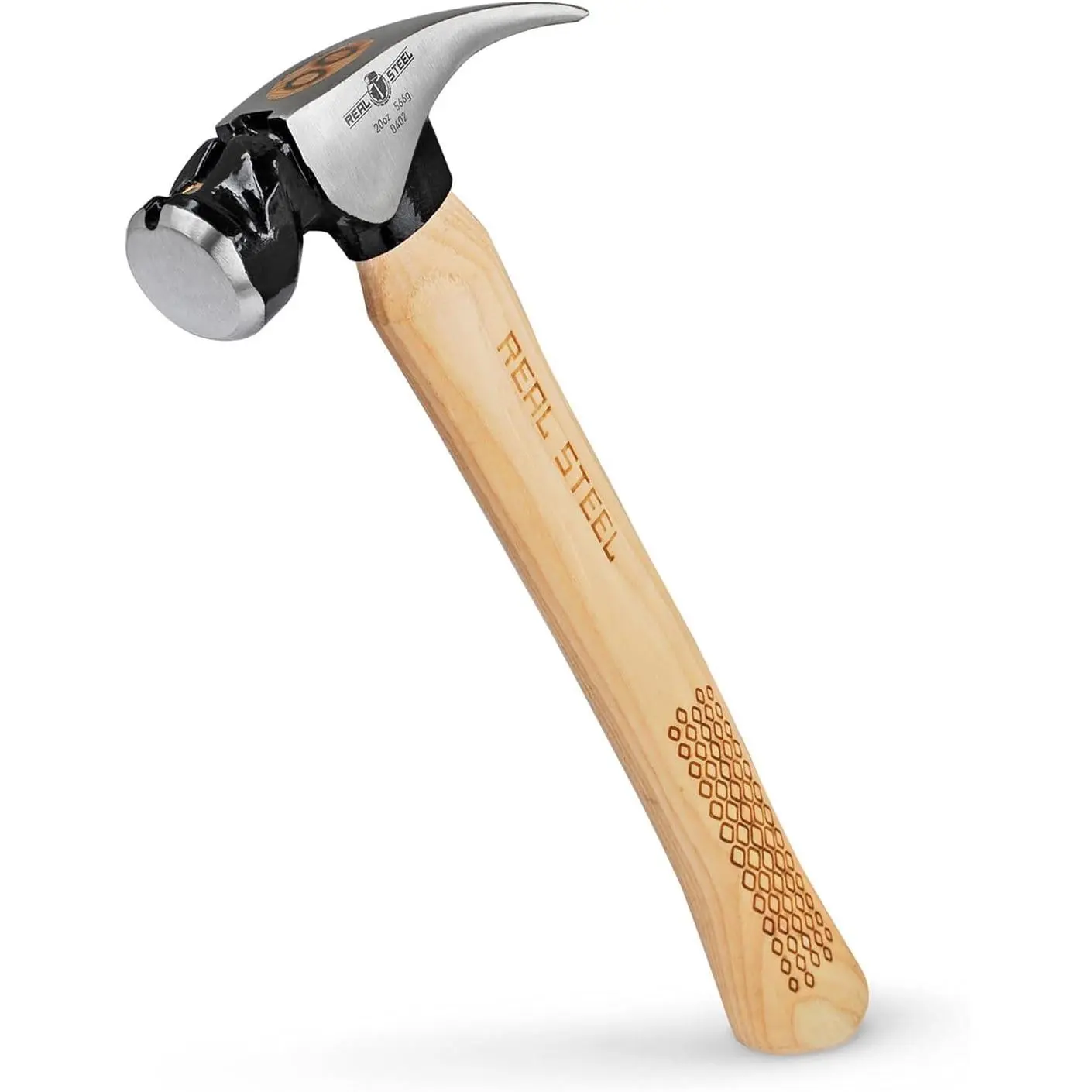 20 Oz Magnetic Head Rip Claw Framing Hammer with Hickory Handle Smooth Face