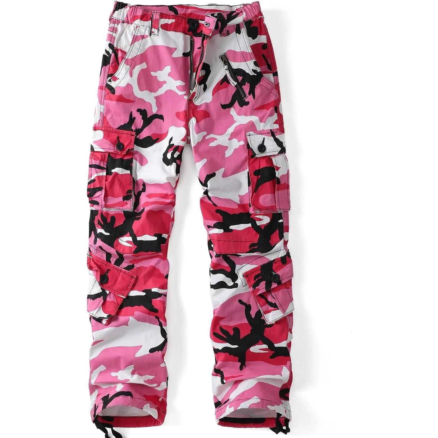 Womens Cargo Pants with Pockets Outdoor Casual Ripstop Camo Military Combat Construction Work Pants