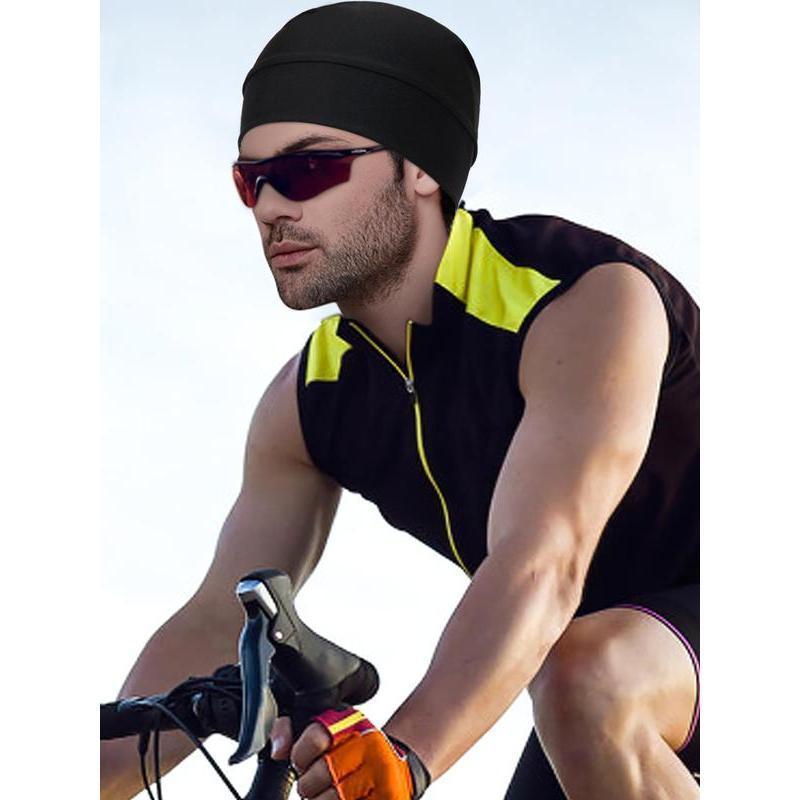 3pcs Simple Style Plain Color Skull Beanie for Men & Women, Casual Sportive Breathable Beanie Hat for Outdoor Sports for Men & Women, Fitted Hats, High Quality Hat Christmas