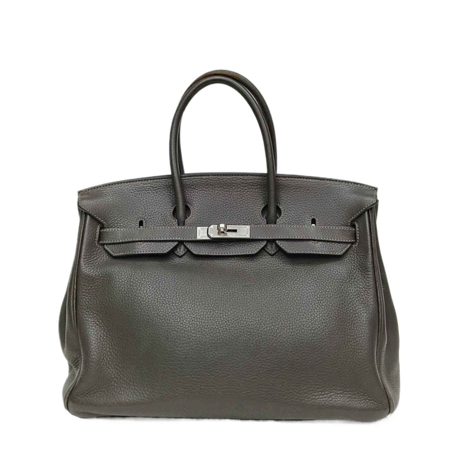 Pre-owned HERMÈS 【Alea】HERMES Birkin 35 Graphite Grey(88) Togo Leather