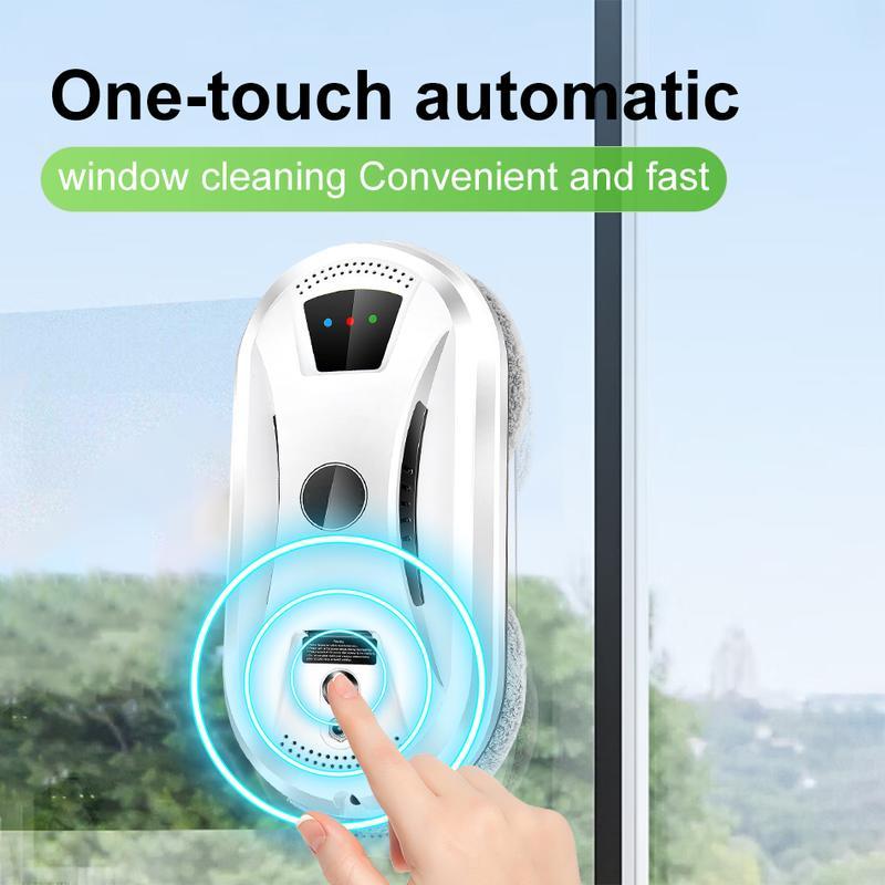 Window Cleaner Robot,Smart Glass Cleaning Robotic with 5600Pa Strong Suction,Remote Control Window Cleaning Robot for Windows/Tiles/Class Door Window Cleaner Robot,Smart Glass Cleaning Robotic with 5600Pa Strong Suction,Remote Control Window Cleaning Robot for Windows/Tiles/Class Door