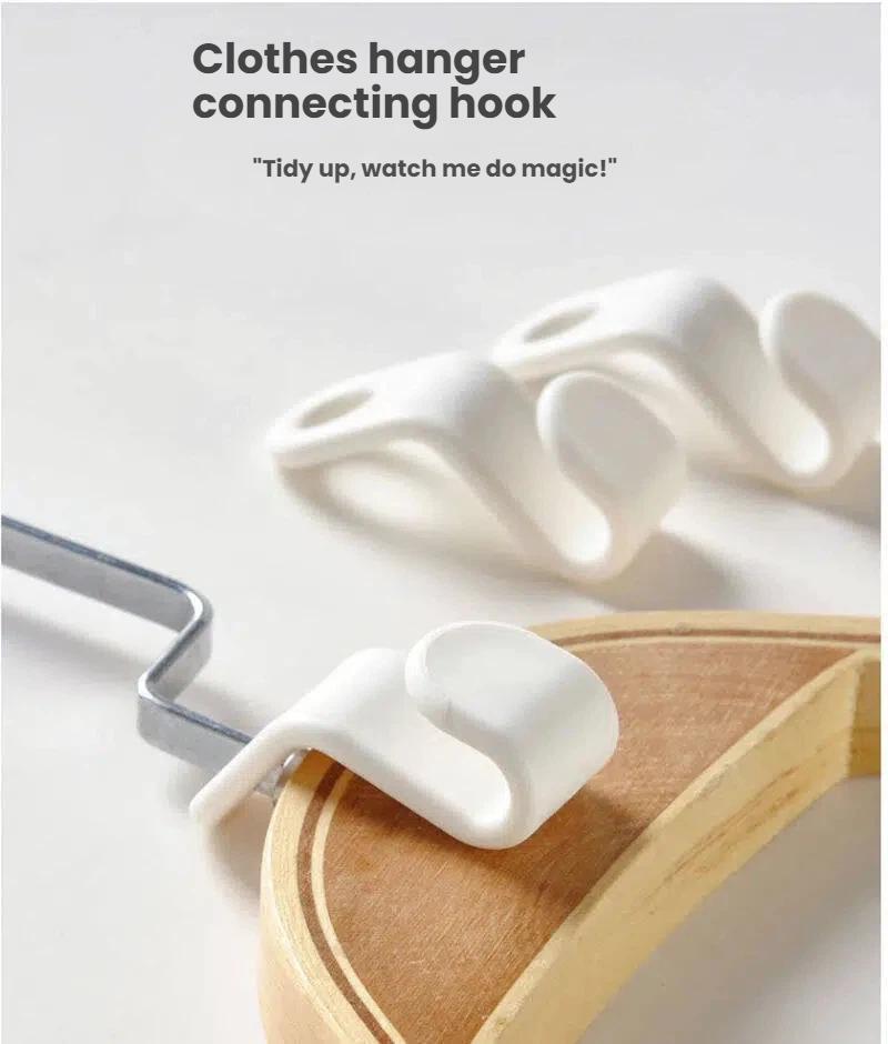 30 Counts Hanger Connector Hooks for Clothes Storage，Space Saving ，Space Saver Hangers，Hangers Accessory Hands-Free Flat Floor Mop Bucket Set Suction Cup Sponge Holder for Kitchen Sink semiannual sale 2023 2025 thin non-slip easy install kit Tool Mount Wa