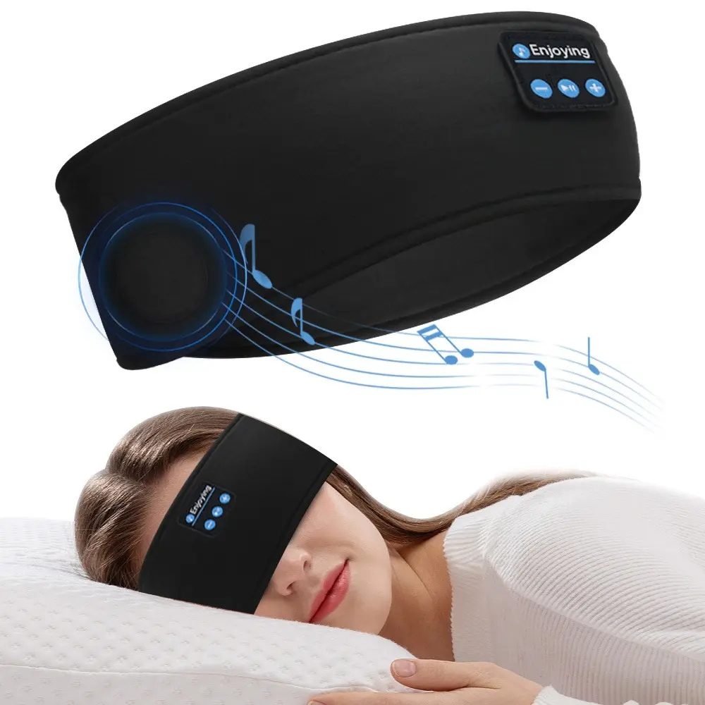 Bluetooth-compatible 5.3 Sleep Headband Earphones, Wireless Sleeping Headphones, Wireless Stereo Sleeping Headset, Supports Hands-Free Calls, Noise Reduction, USB Charging, Unisex