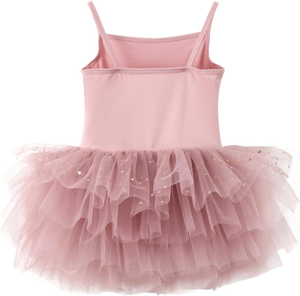 X-GCS05  Toddler Girls Tutu Dresses Strap Shiny Tulle Ballet Leotard Ballerina Costume for Dance