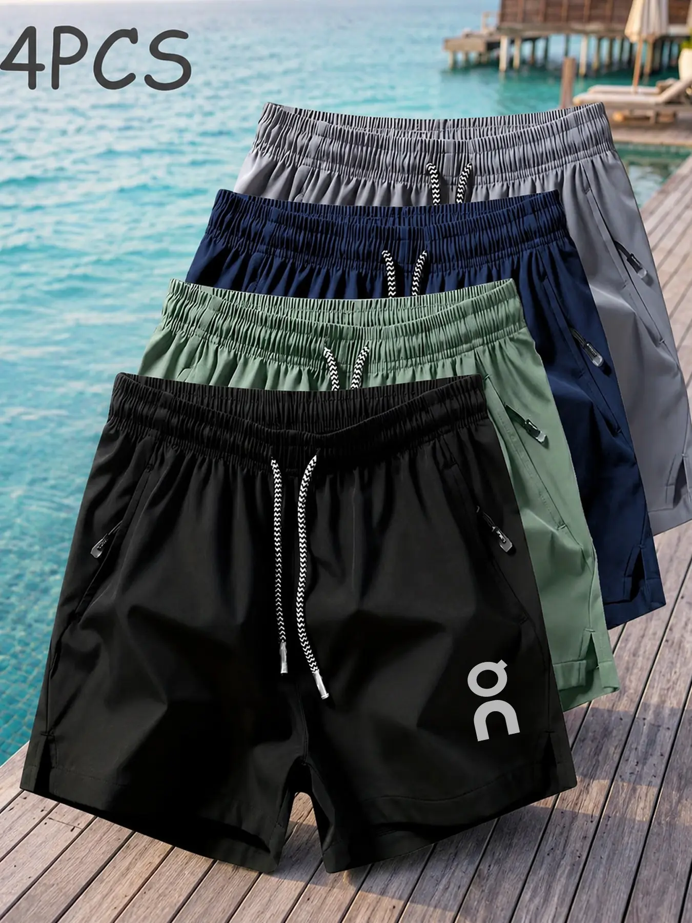 Unisex Outdoor Casual Shorts Set, Breathable Lightweight Fabric, Loose Fit, Ideal for Running, Fitness, Travel, Home Relaxation