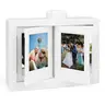 Rotating Film Frame Flip Album - 24-Slot 3x2in Mini Photo & Photocard Organizer, DIY Desktop Decor, Card Photo Albums, Display Holder, Cute Sentimental Boyfriend Gifts, Gifts For Boyfriend, Boyfriend Gifts Cute