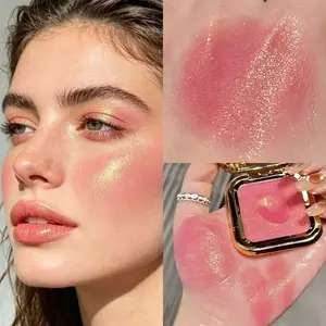 Potato Mud Mono Blush Balm, Rouge, Smooth Texture, Face Application, Brightening & Natural Glow, Perfect for Birthdays, Dates, Valentine's Day, Makeup, Beauty Cosmetics