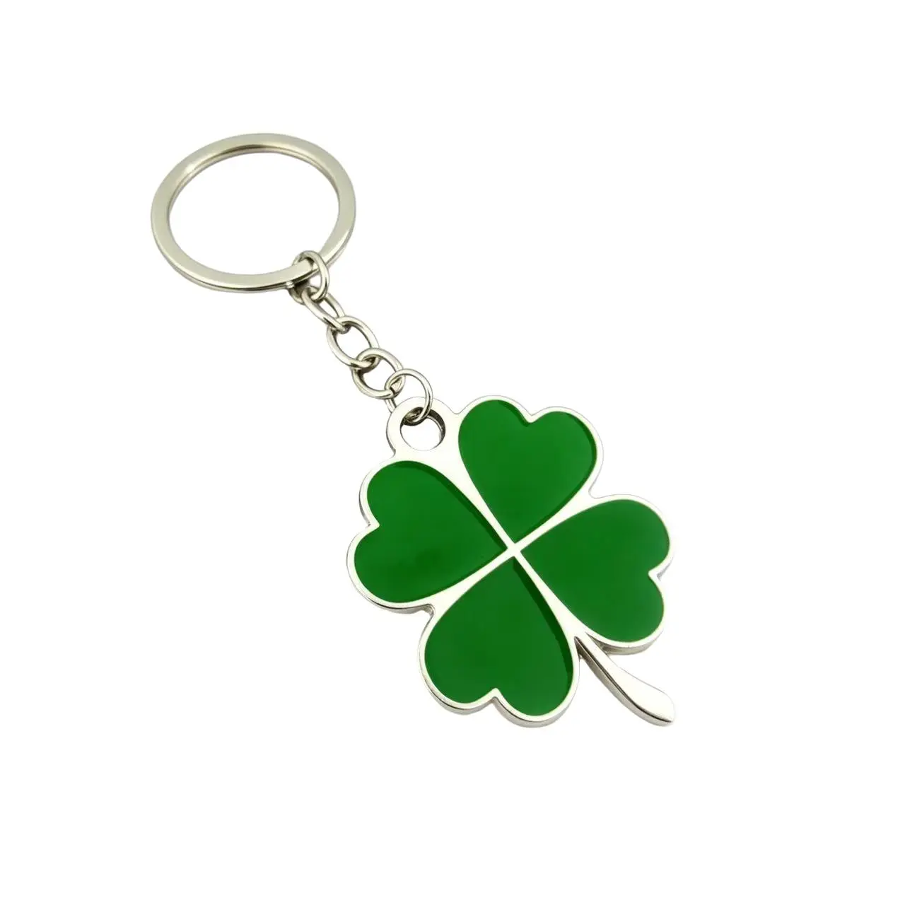 3 New Lucky Clover Metal Keychains, Cute and Fresh, Perfect for Various Outings, Ideal Gift for Friends, Suitable for Men and Women