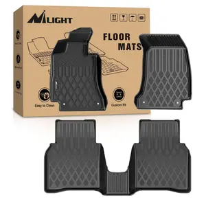 Nilight TPE Floor Mats for Mercedes Benz E-Class E300 E320 E350 E400 E550 E63 2017 2018 2019 2020 2021 2022 2023 All Weather Custom Fit Heavy Duty Floor Liners