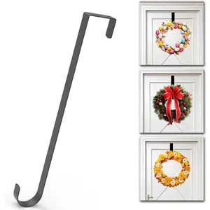 15" Wreath Hanger,Christmas Decorations, for Front Door, Indoor or Outdoor Over The Door Wreath Hook Hanger for Easter Spring Halloween Xmas Wreath Decorations, Steel Material, 20lb Load Bearingfidget toys