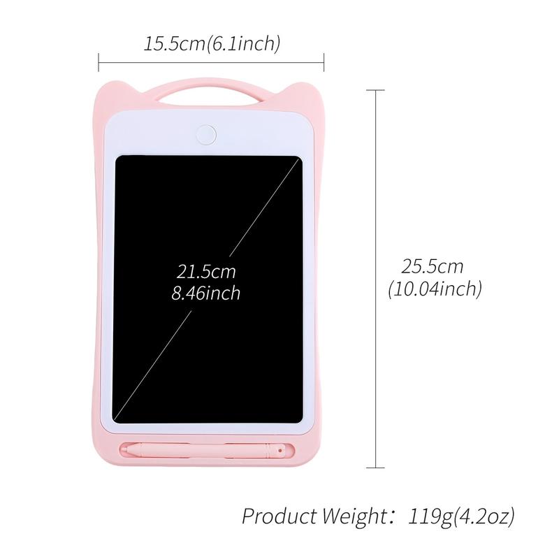 Cartoon Multi-Purpose Erase Board, Math Calculation Practice, LCD Writing Tablet, Kids Travel Game Activity, Reusable Dust-Free Inkless One-Click Erase