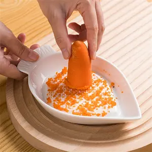 1pc Ceramic Ginger Grater, a Tool for Grinding Ginger And Garlic, Ideal for Making Fruit Purees And Food in The Kitchen