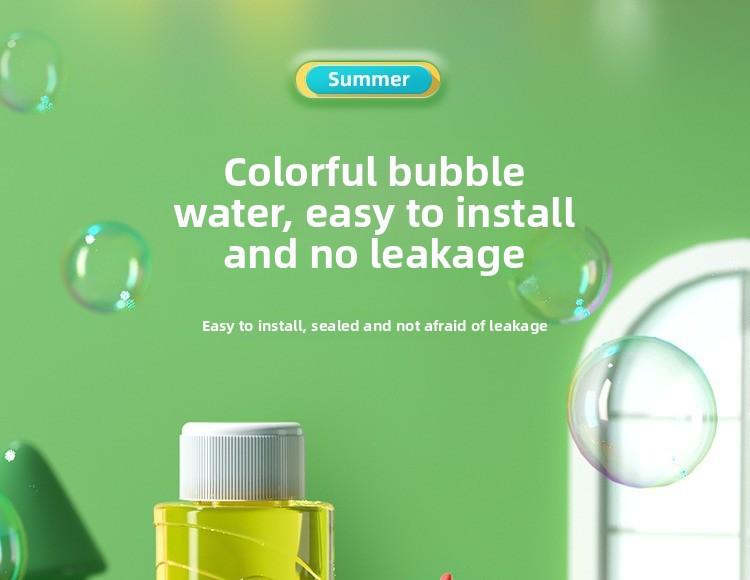 Submarine Automatic Handheld Bubble Machine with 8-Hole Turbo Blasting LED Lights & Windmill,Summer Outdoor Toys for Toddler Kids - Garden Yard Party Bubble Fun