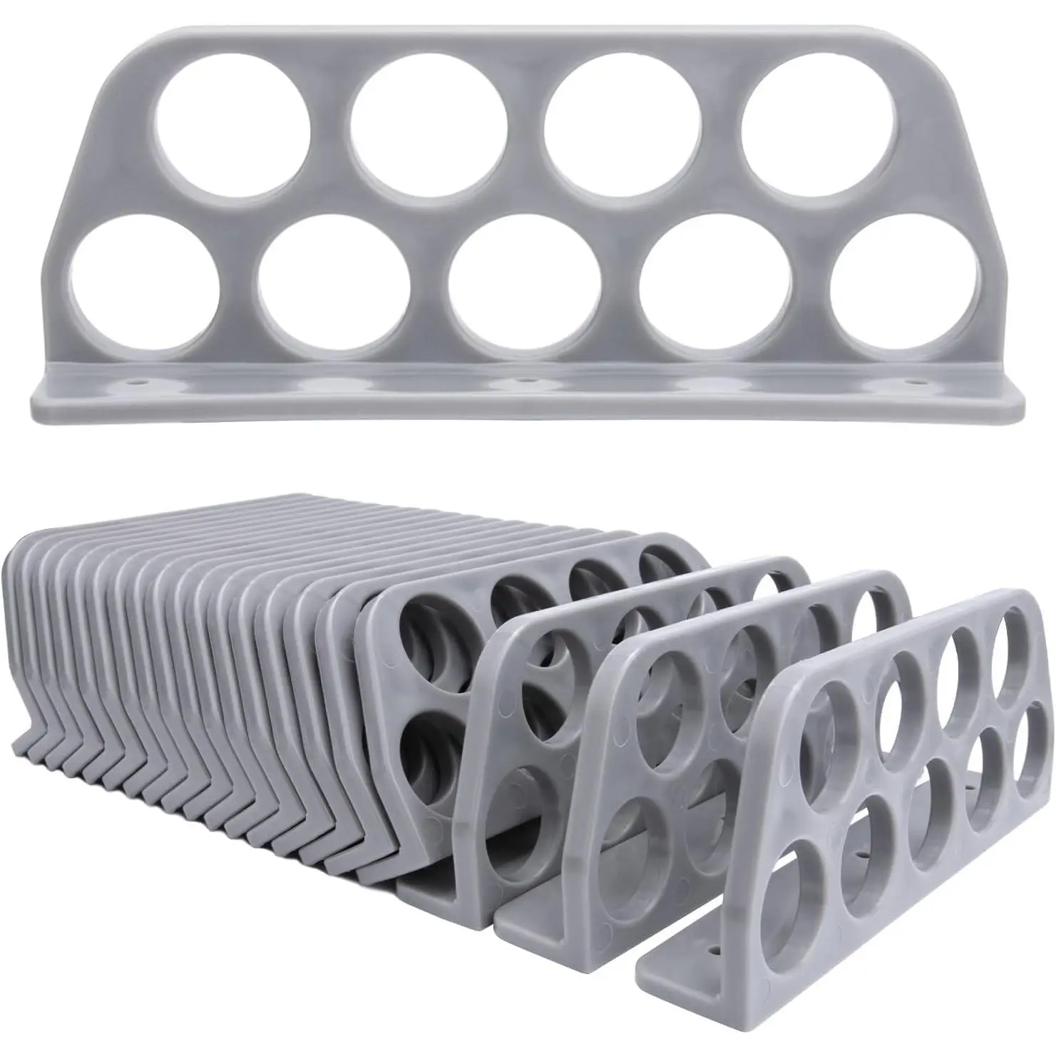 20-Pack 1-Inch Multi-Hole Cable Chase-Wire Bracket, Cable Support Holder for NMB Electrical Cord Organizer