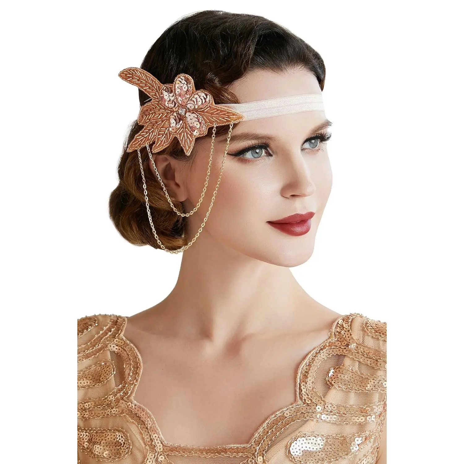 1920s Flapper Headband    Headpiece  20s Flapper  Accessories (Style-3)