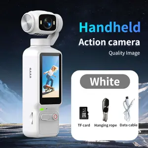 Flip Lens Handheld Camera with Clear HD Image. Lightweight and Portable, Great for Outdoor Sports, Riding and Daily Vlog Shooting.