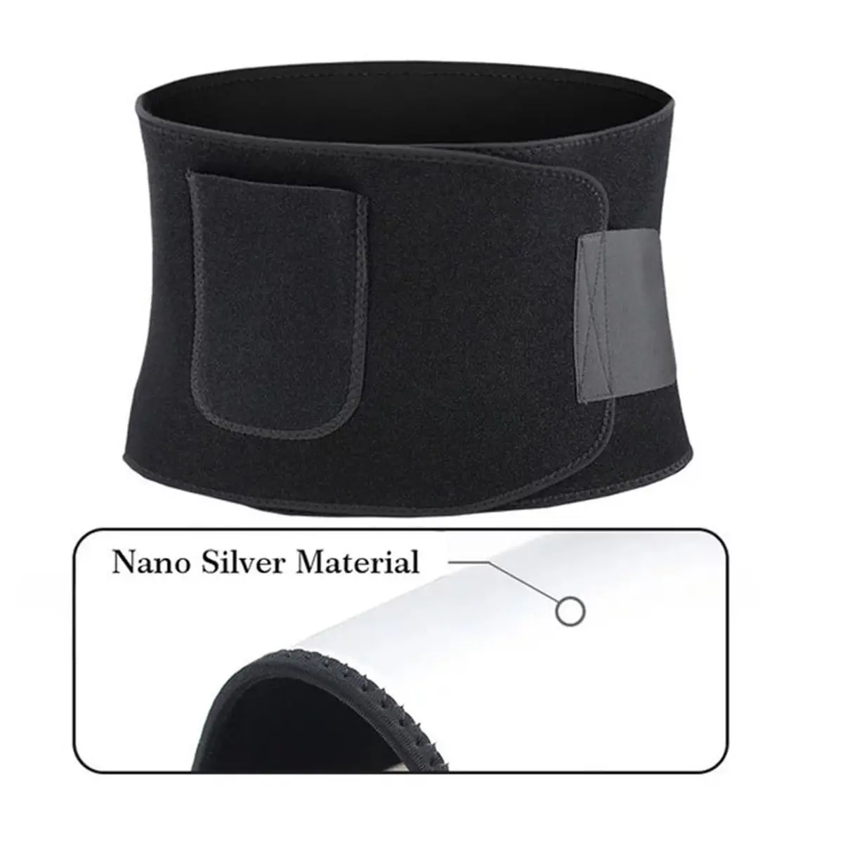 Men Women Waist Trimmer Belt Hot Sweat Wrap Tummy Stomach Weight Loss Fat Burner