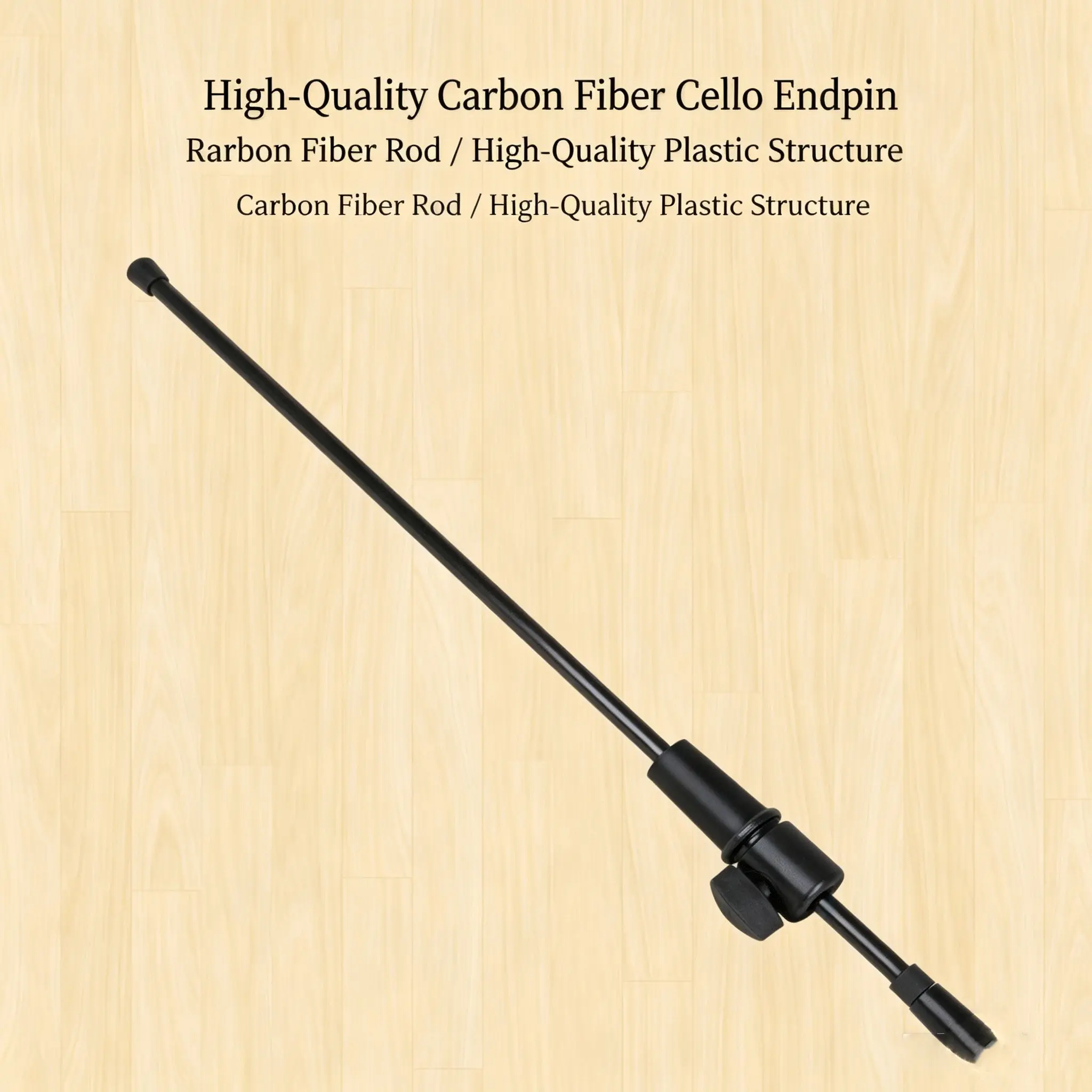 Irin Pj0984 Carbon Fiber Violin Stand, Adjustable Non-Slip Rubber Base, Lightweight Floor Support, Ideal for Practice and Performance