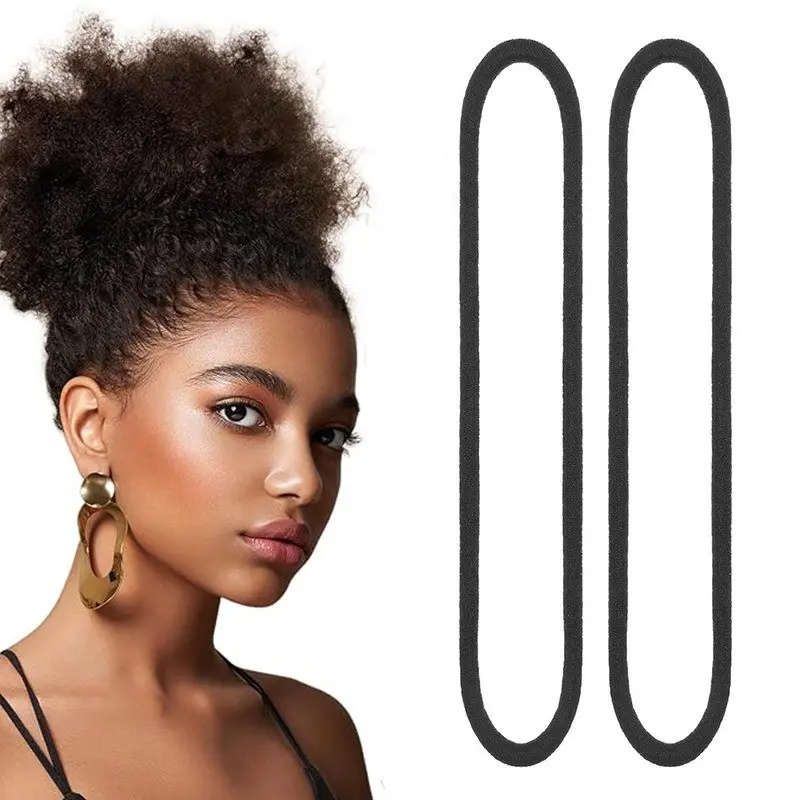 10/20/30 Pack Extra Long 35cm Hair Ties, High Elasticity Rubber Bands, Invisible Ponytail Holders, Bulk Quantity Available, Stretchy Tie Band
